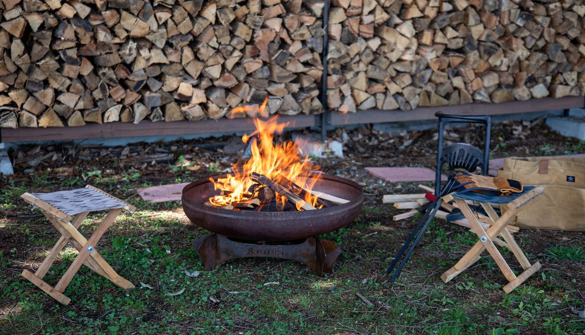 庭やテラスでシンプルに焚き火を楽しむために