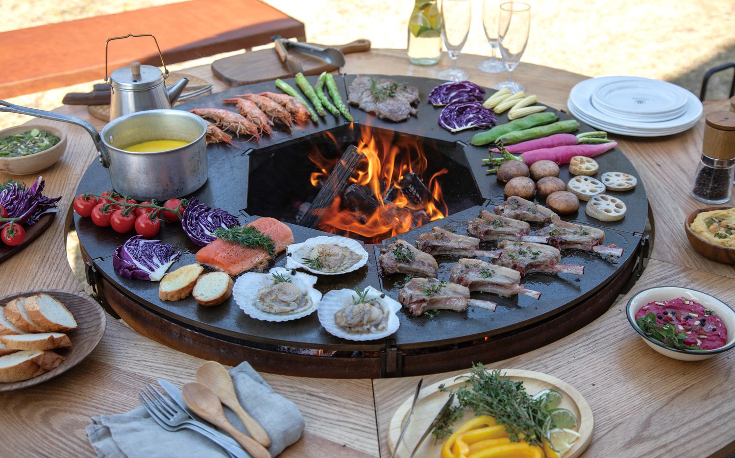 極厚グリルが可能にする多彩な調理