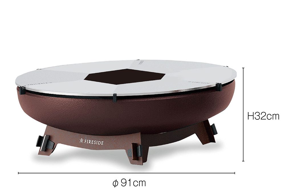 ファイヤーボウルlowの寸法