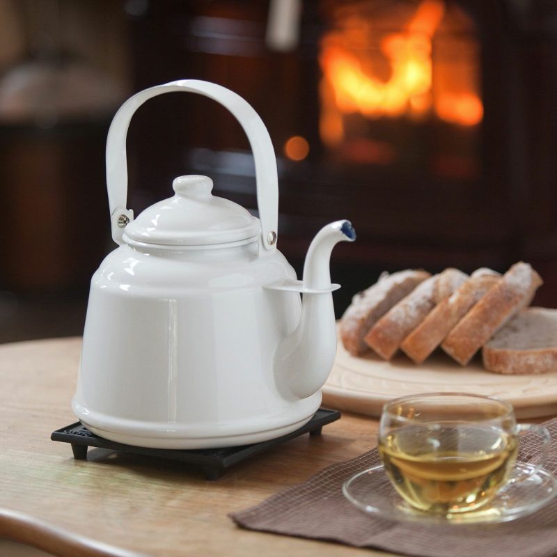 レトロホーローケトル ホワイト | ファイヤーサイド公式オンラインストア